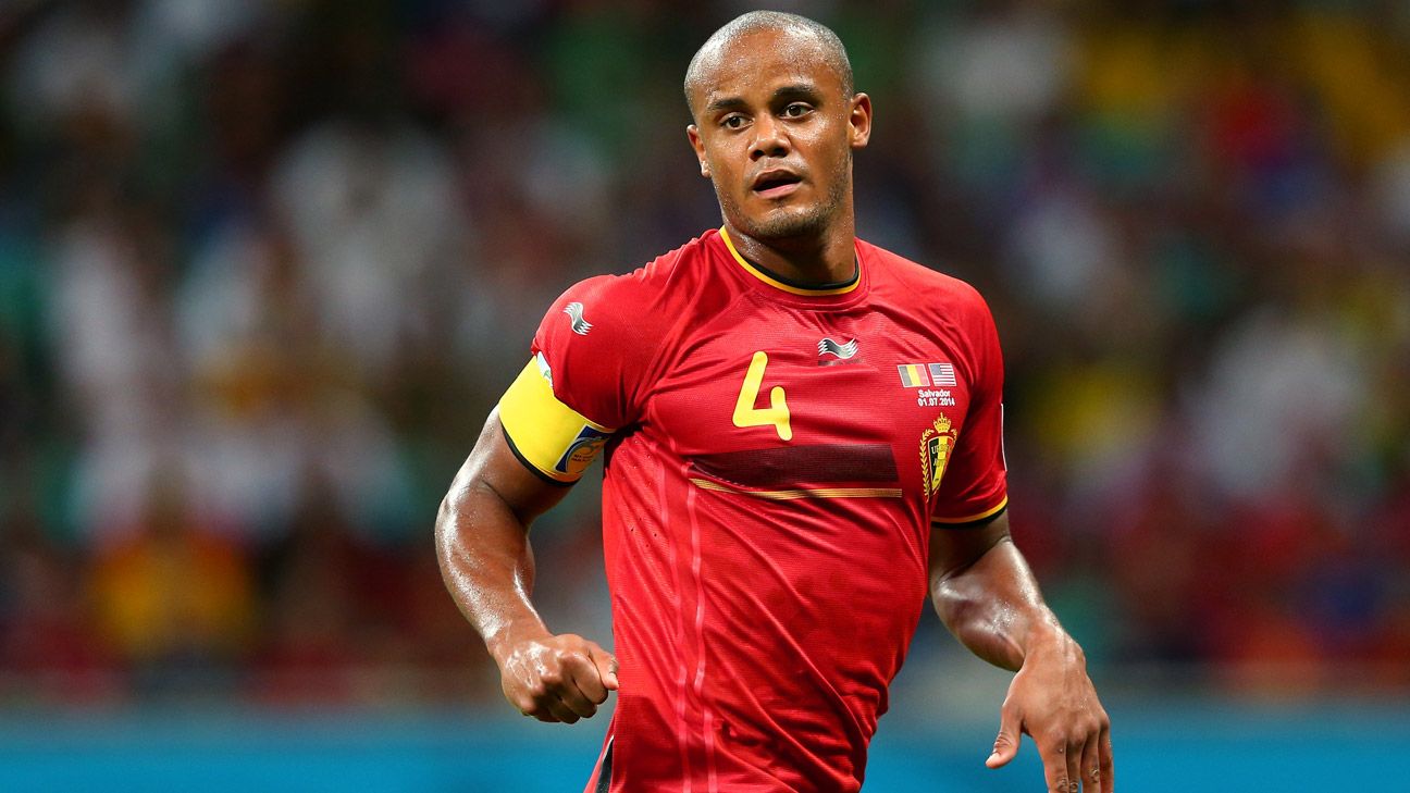Manchester City Vincent Kompany withdraws from Belgium squad - ESPN