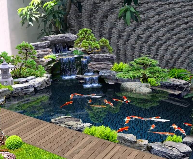 Gợi ý 5 mẫu thiết kế hồ cá koi đẹp khiến bạn thích mê